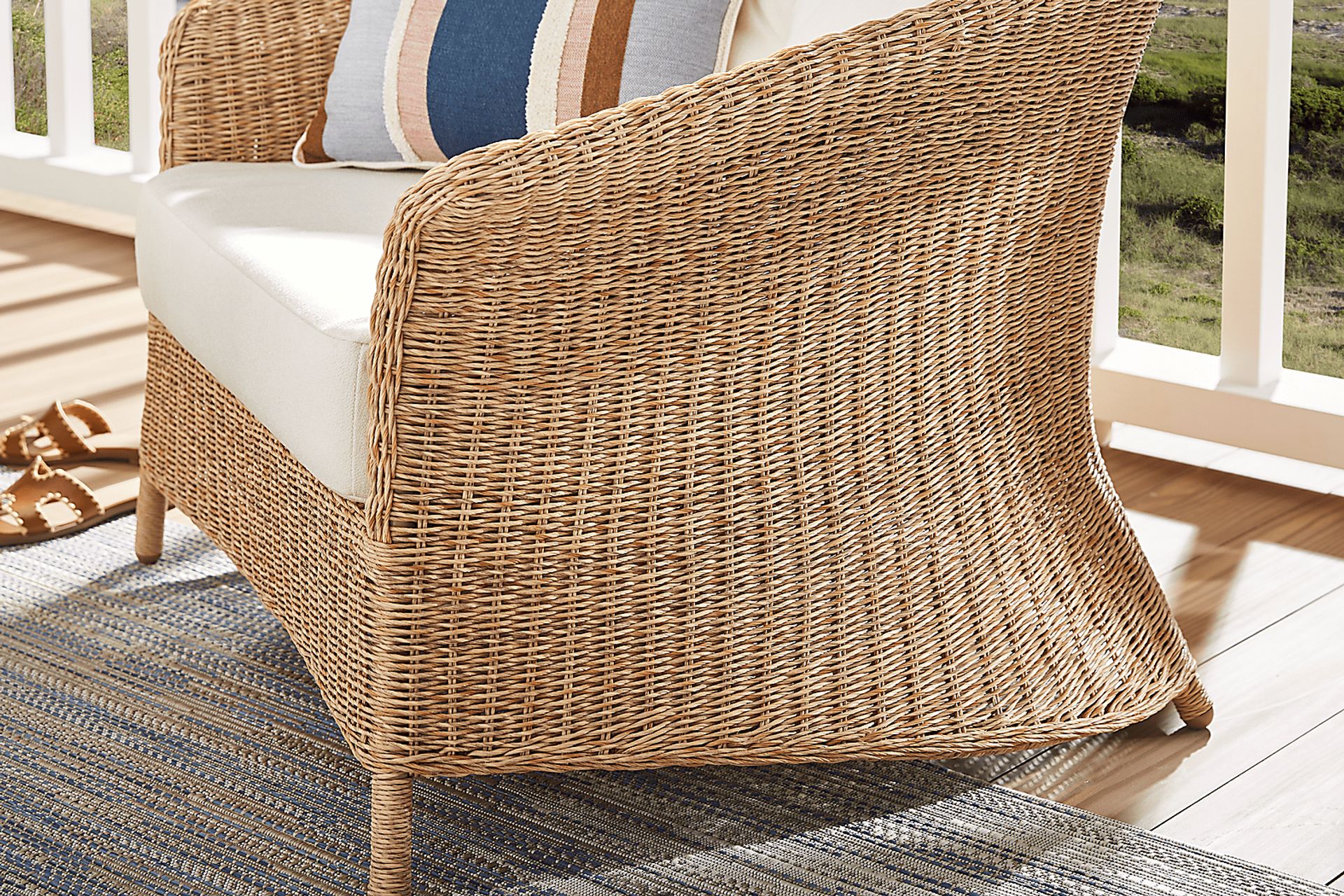Sarina Bay Natural 3 Pc Outdoor Seating Set - Image 6