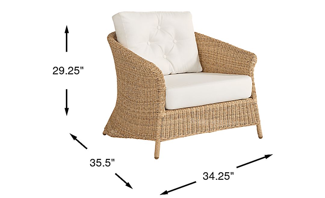 Sarina Bay Natural Outdoor Club Chair