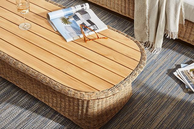 Sarina Bay Natural Outdoor Cocktail Table - Thumbnail - Image 2