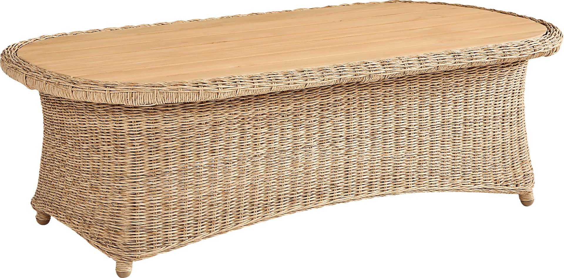 Sarina Bay Natural Outdoor Cocktail Table - Image 1