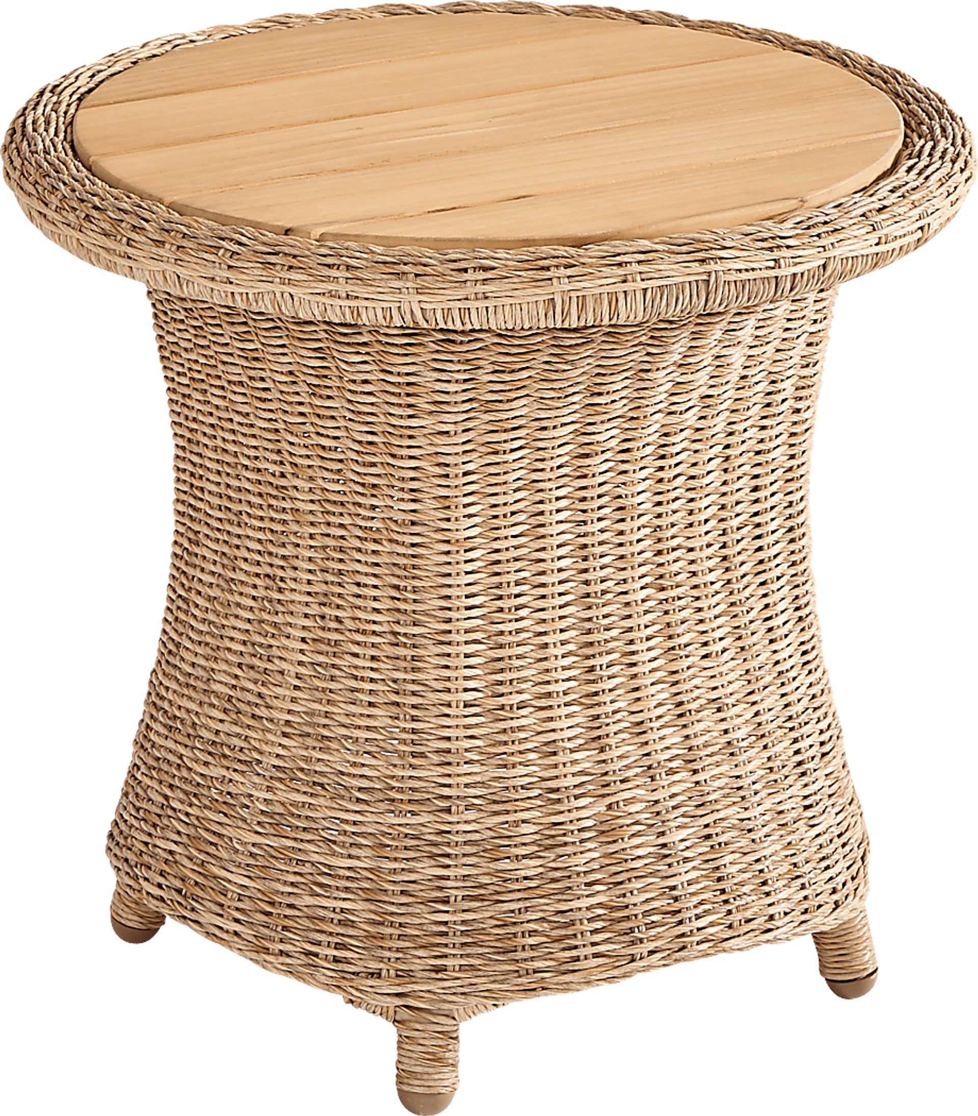 Sarina Bay Natural Outdoor End Table - Image 1