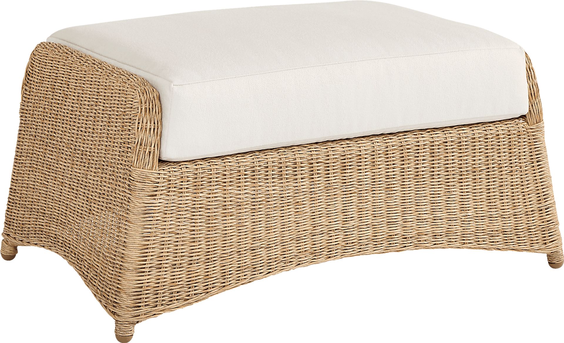 Sarina Bay Natural Outdoor Ottoman - Image 1