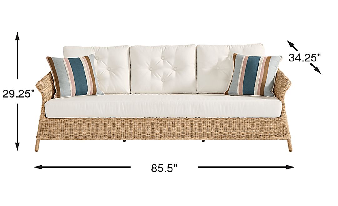 Sarina Bay Natural Outdoor Sofa