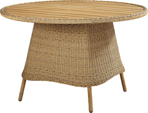 Sarina Bay Natural Round Outdoor Dining Table