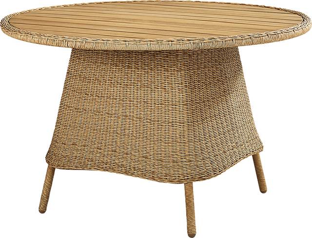 Sarina Bay Natural 5 Pc Round Outdoor Dining Set - Thumbnail - Image 2