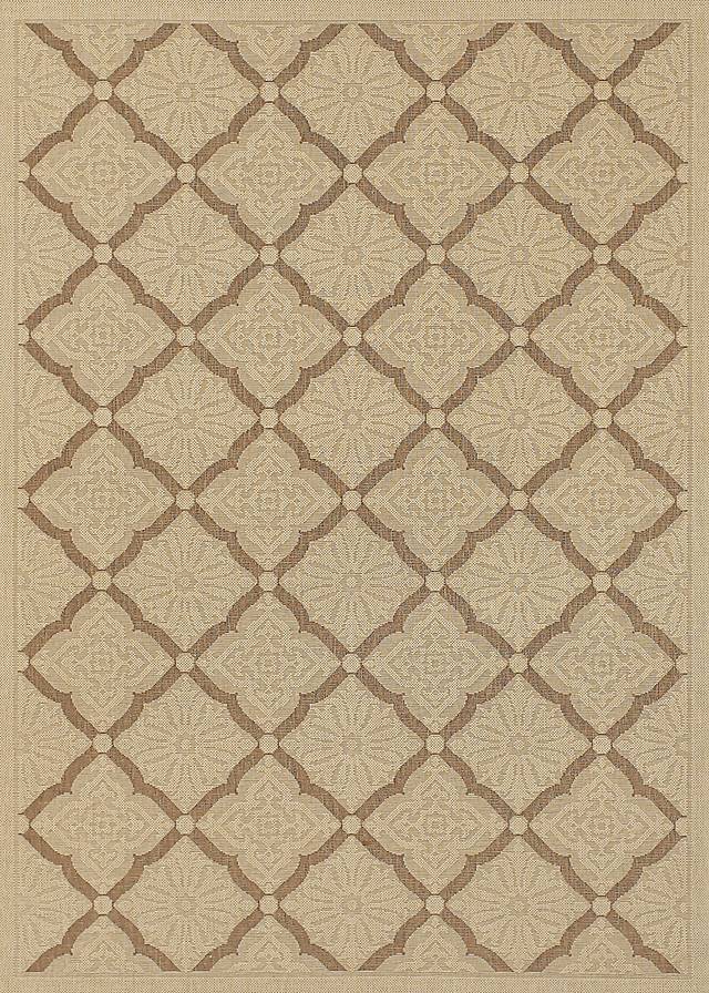 Sarina Cream 7'10 x 10'9 Indoor/Outdoor Rug - Thumbnail - Image 1