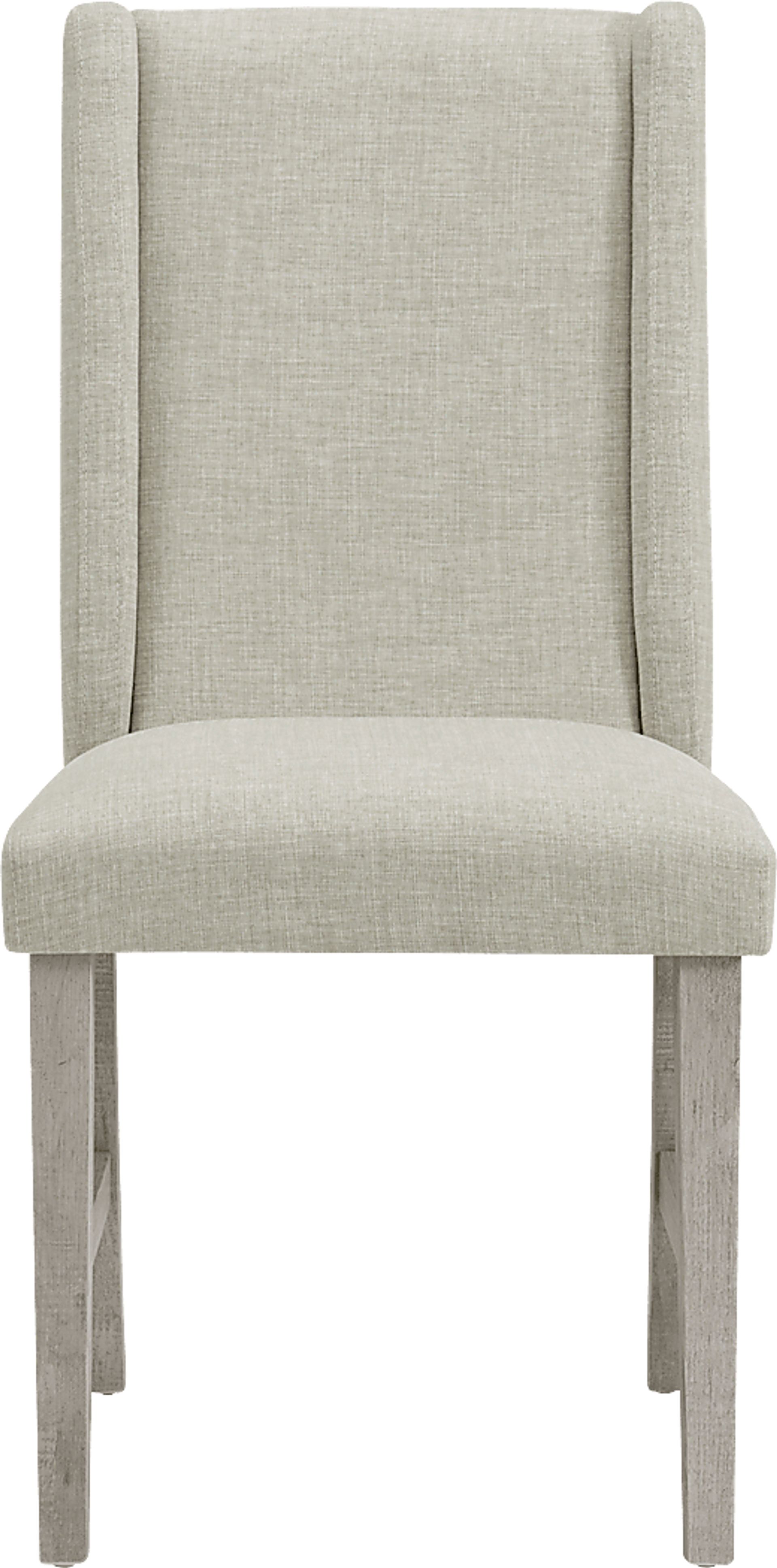 Saro White Side Chair, Set of 2 - Image 6