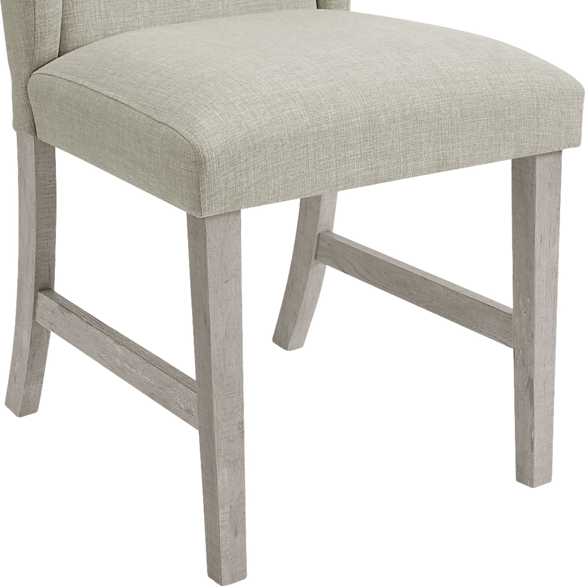 Saro White Side Chair, Set of 2 - Image 7
