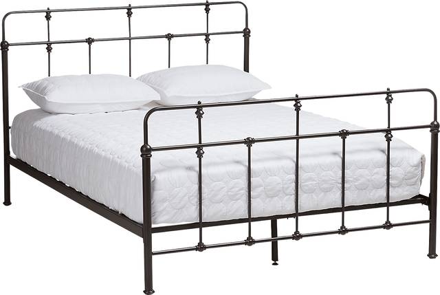 Sarpy Dark Bronze Queen Bed - Thumbnail - Image 1