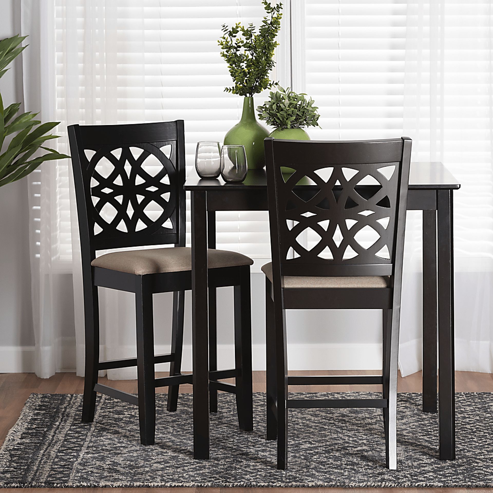 Sarria Brown Counter Stool, Set of 2 - Image 2