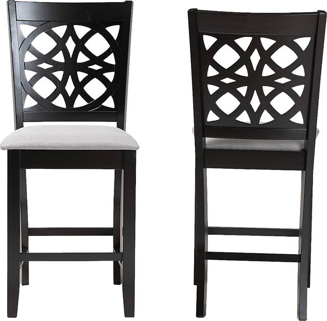 Sarria Dark Brown Counter Stool, Set of 2 - Thumbnail - Image 4