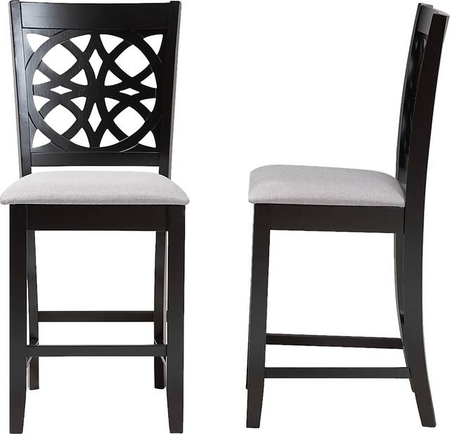 Sarria Dark Brown Counter Stool, Set of 2 - Thumbnail - Image 5