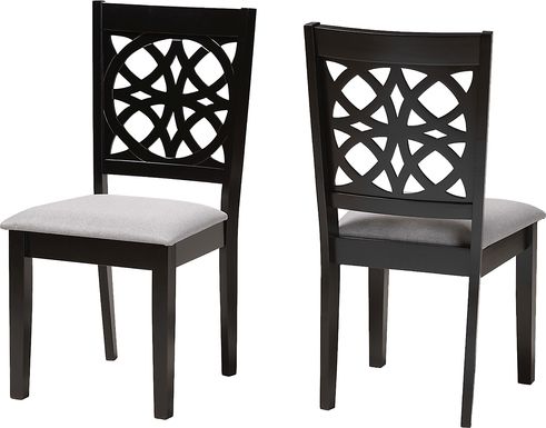 Sarria Dark Brown Dining Chair, Set of 2