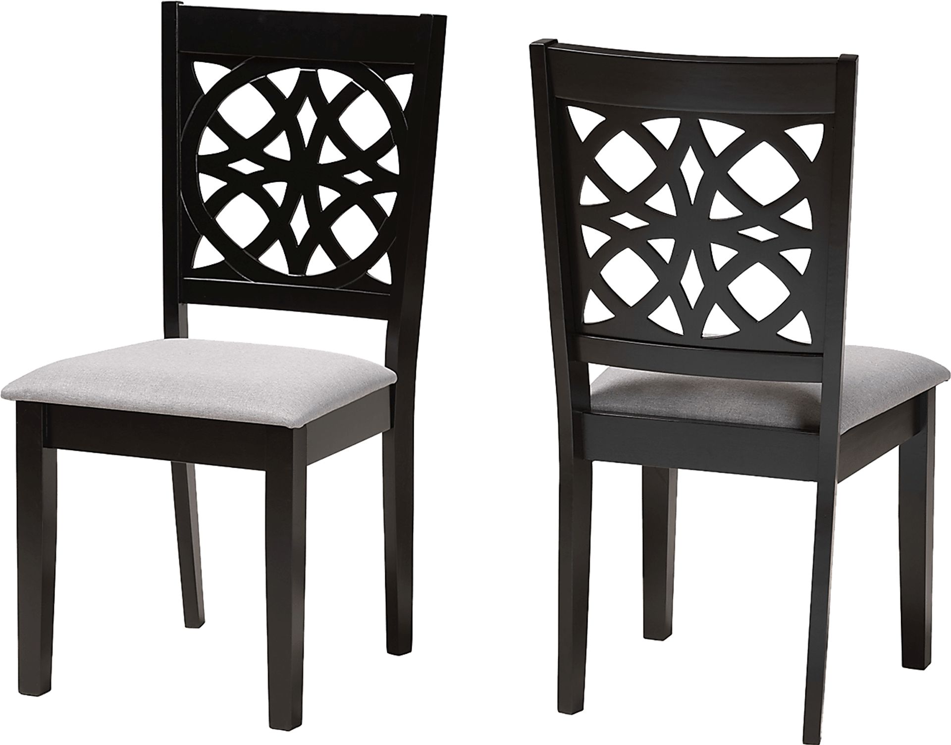 Sarria Dark Brown Dining Chair, Set of 2 - Image 1