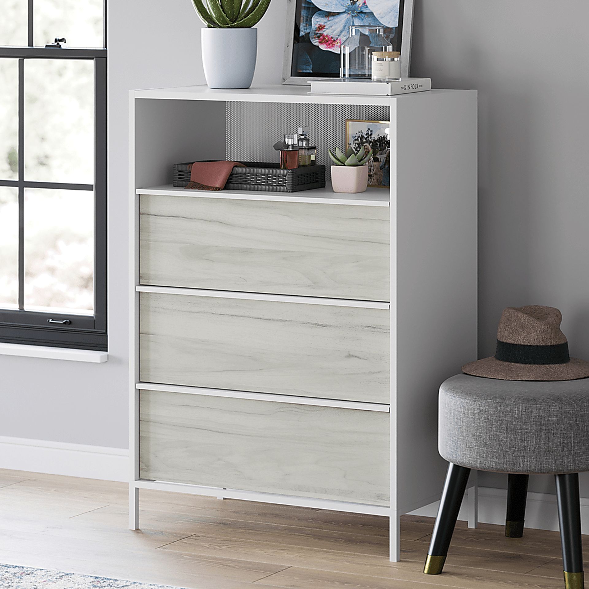 Sarrington White Chest - Image 2