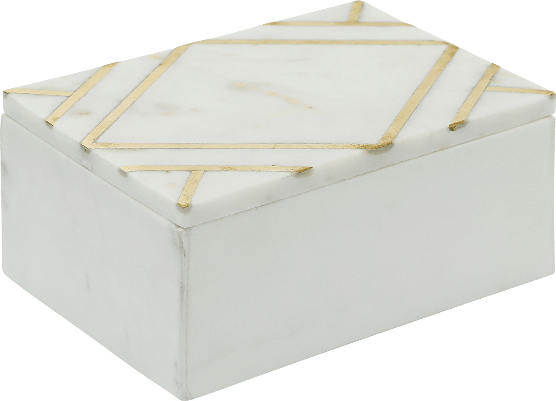 Sarrvers White Decorative Box - Image 1