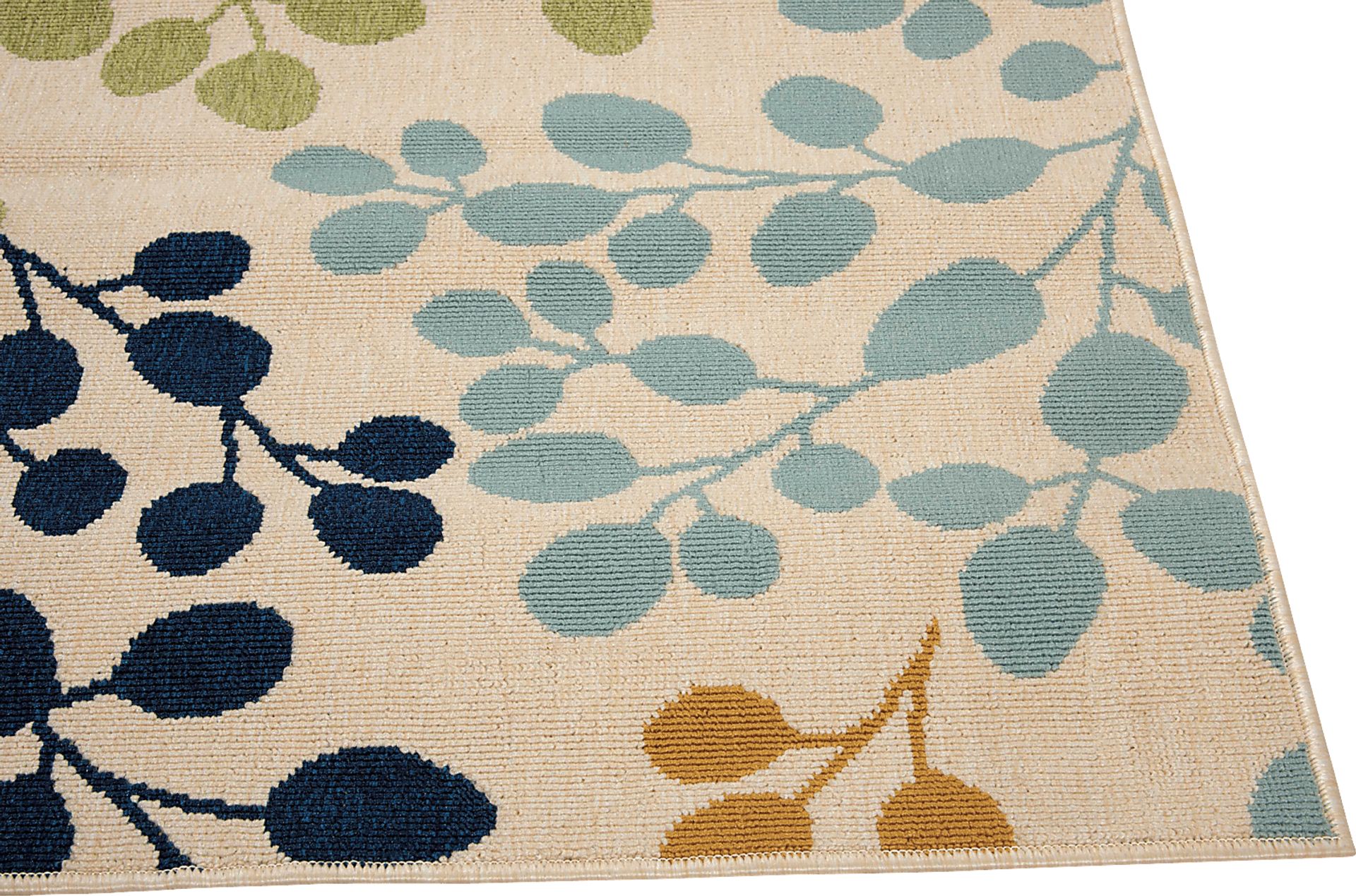 Sarvin Ivory 8' x 11' Indoor/Outdoor Rug - Image 4