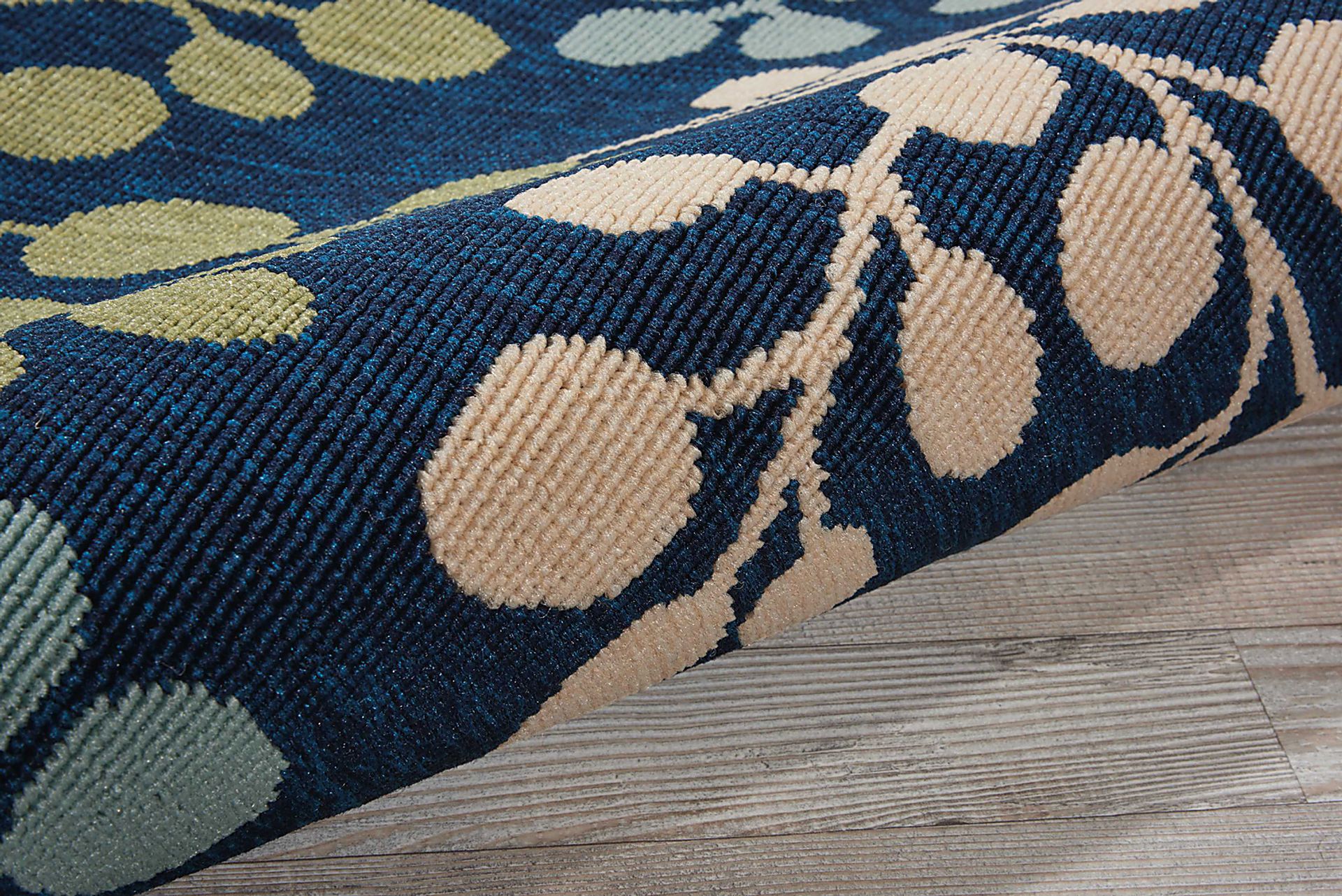 Sarvin Navy 5' x 8' Indoor/Outdoor Rug - Image 3