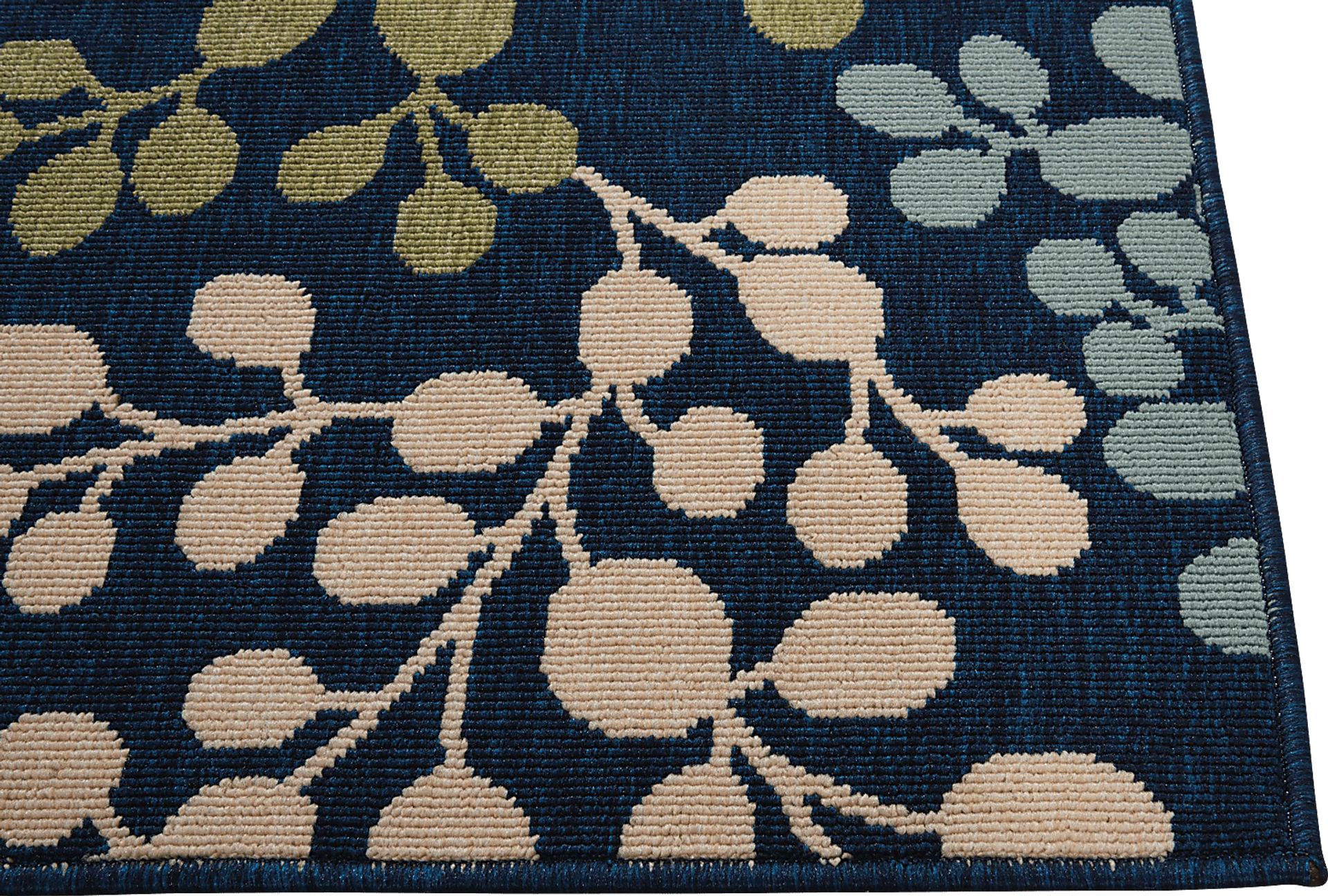 Sarvin Navy 5' x 8' Indoor/Outdoor Rug - Image 4