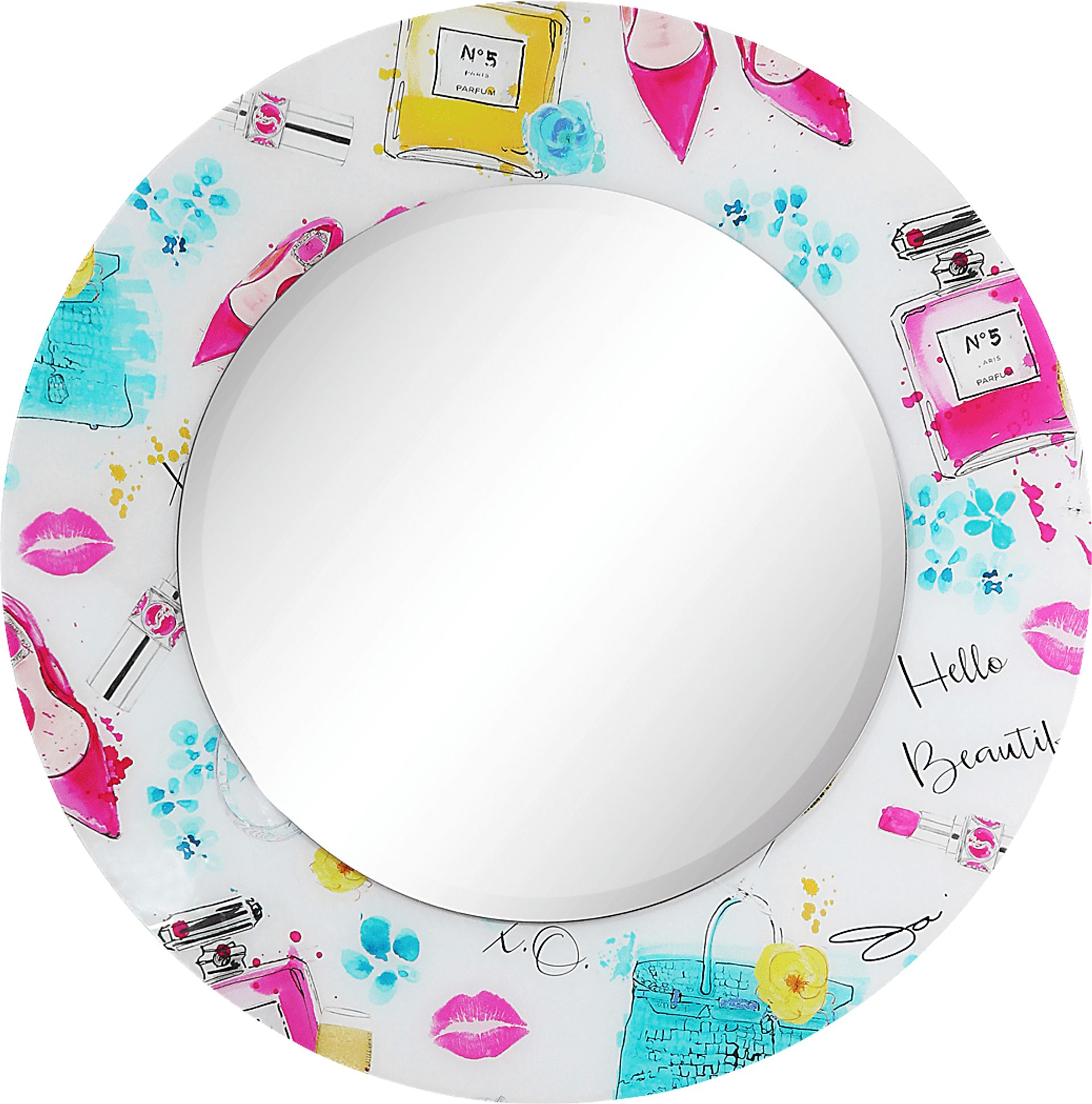 Saryl White Mirror - Image 1