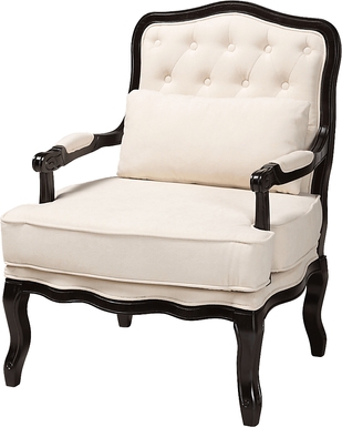 Sassaquin Cream Accent Chair