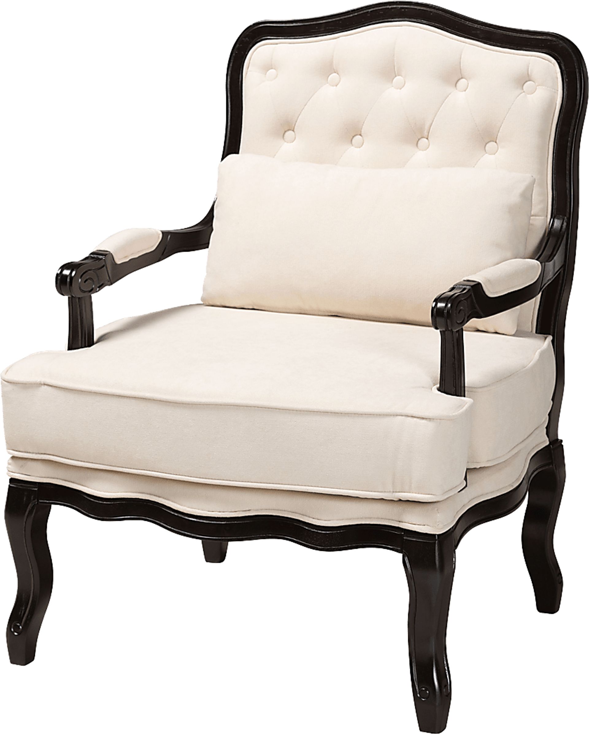 Sassaquin Cream Accent Chair - Image 1