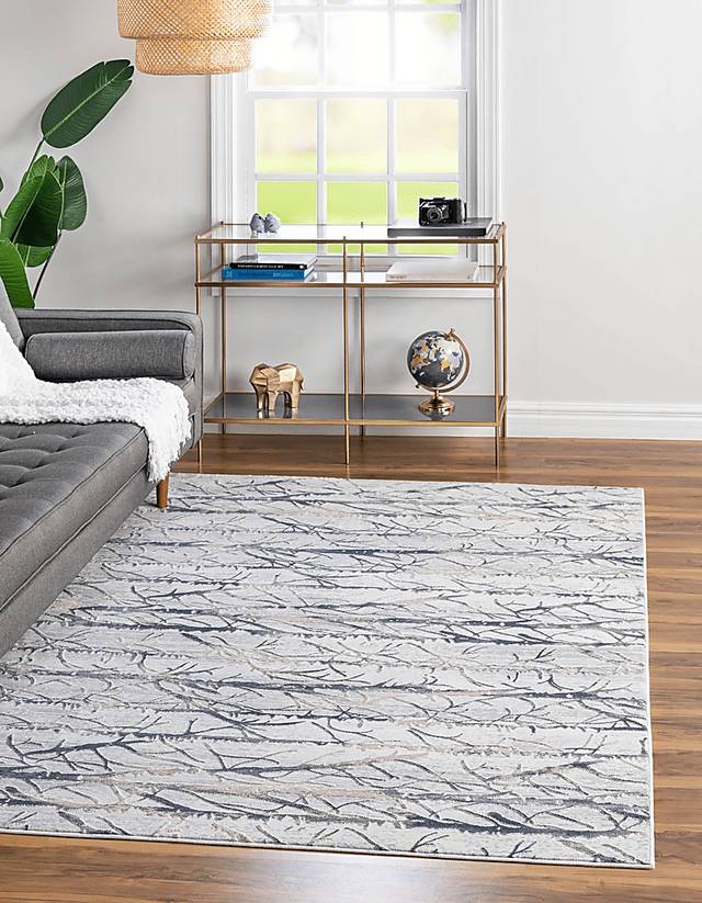 Sasuka Gray 6'1 x 9' Rug - Thumbnail - Image 2