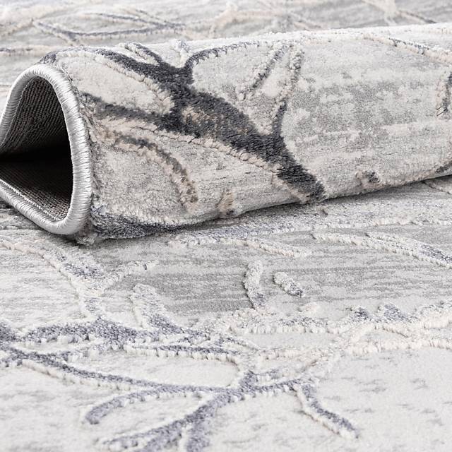 Sasuka Gray 6'1 x 9' Rug - Thumbnail - Image 9
