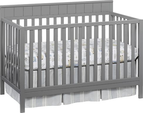 Satine Gray Convertible Crib