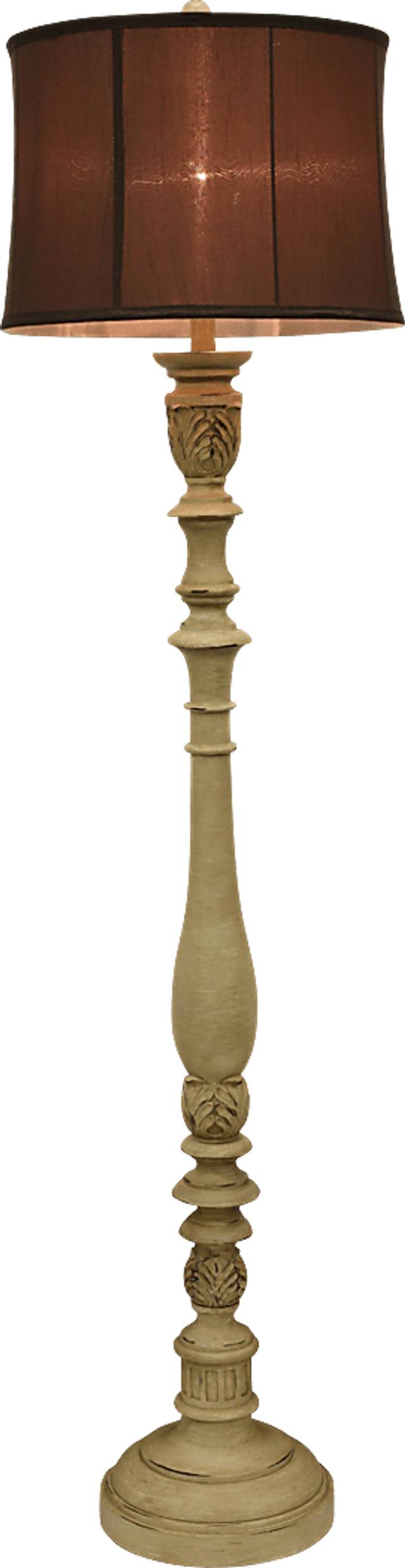 Satterfield Ivory Floor Lamp - Thumbnail - Image 3