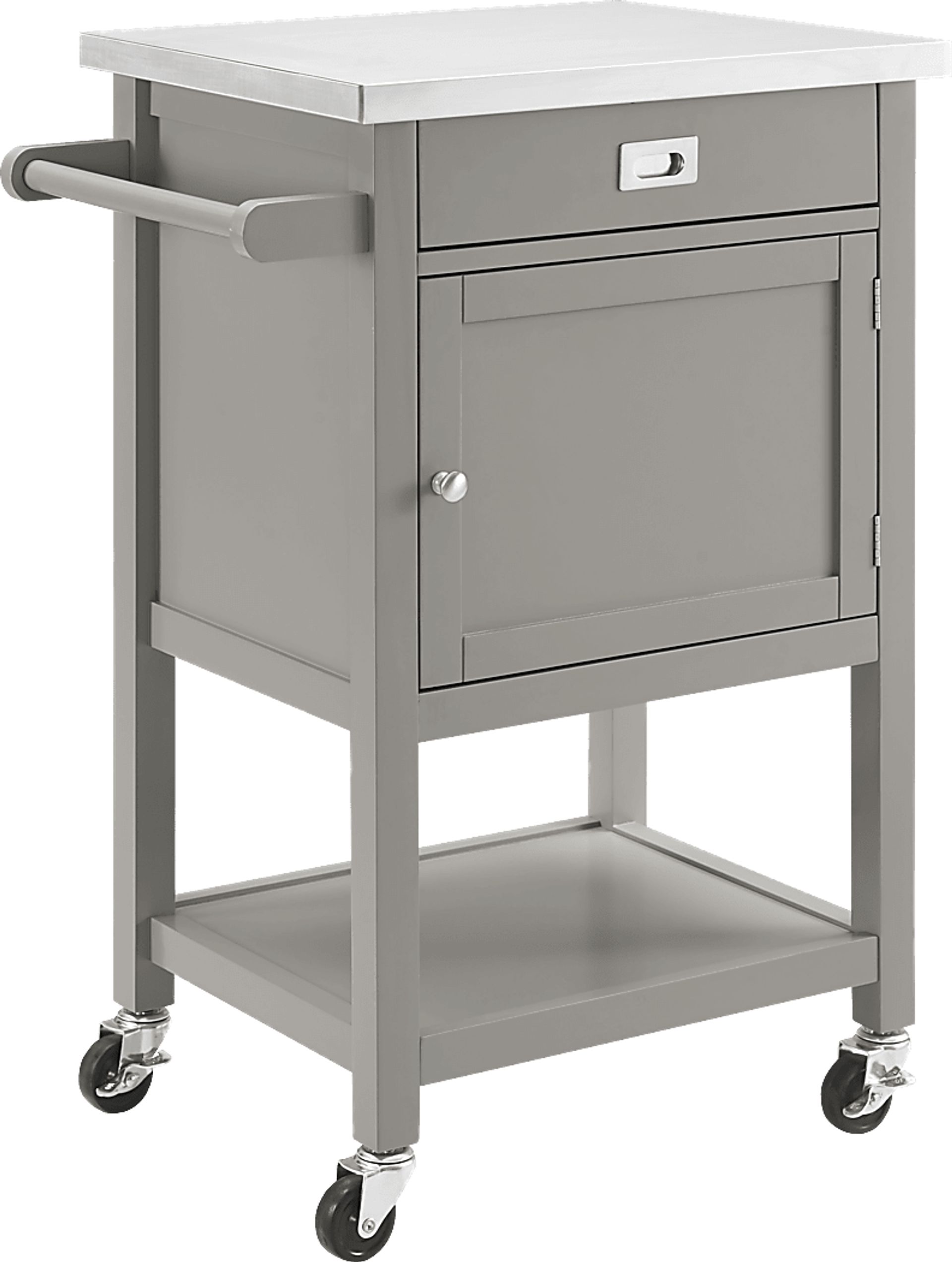 Sattler Small Gray Kitchen Cart - Image 1