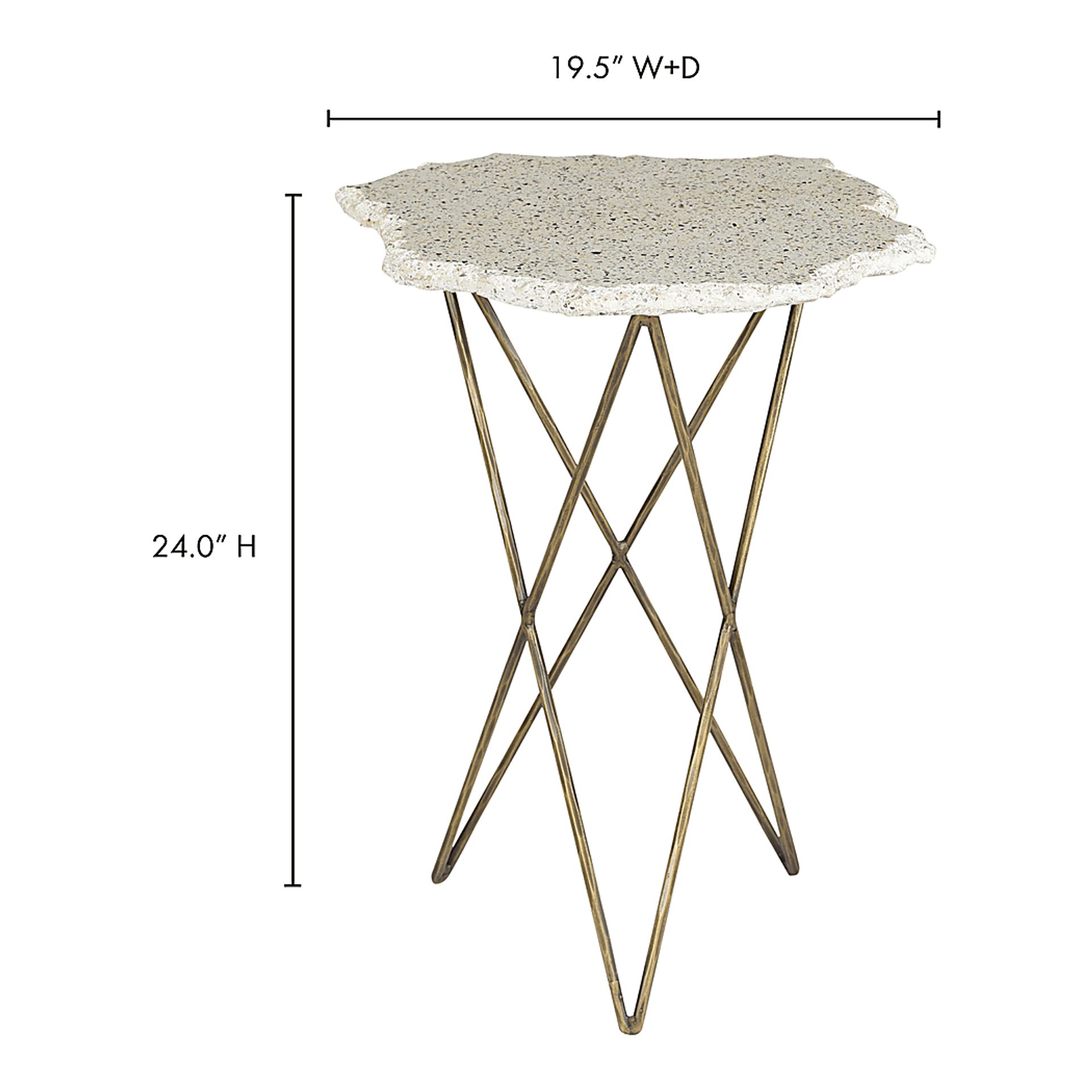 Satula White Side Table - Image 5