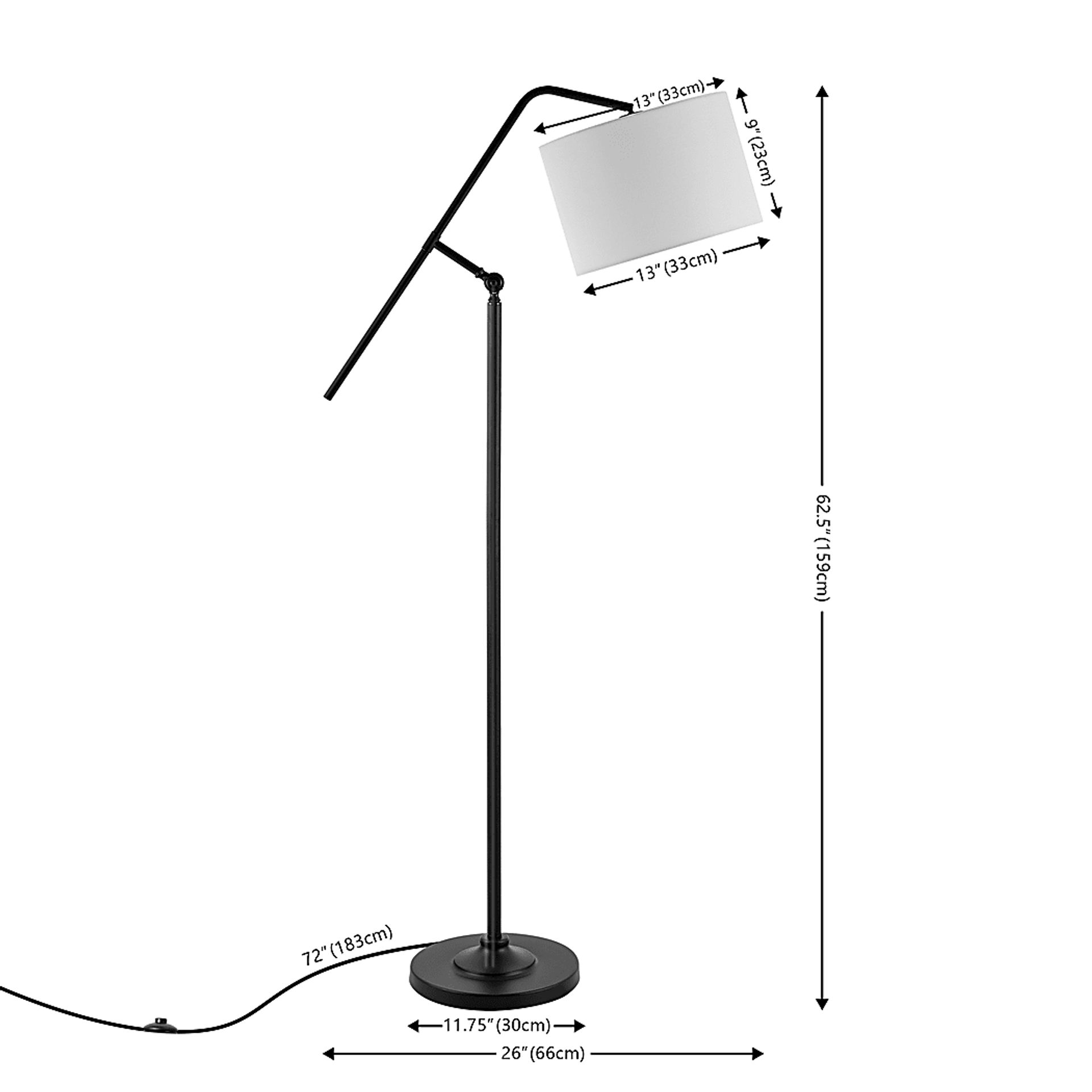 Sauer Land Black Floor Lamp - Image 2