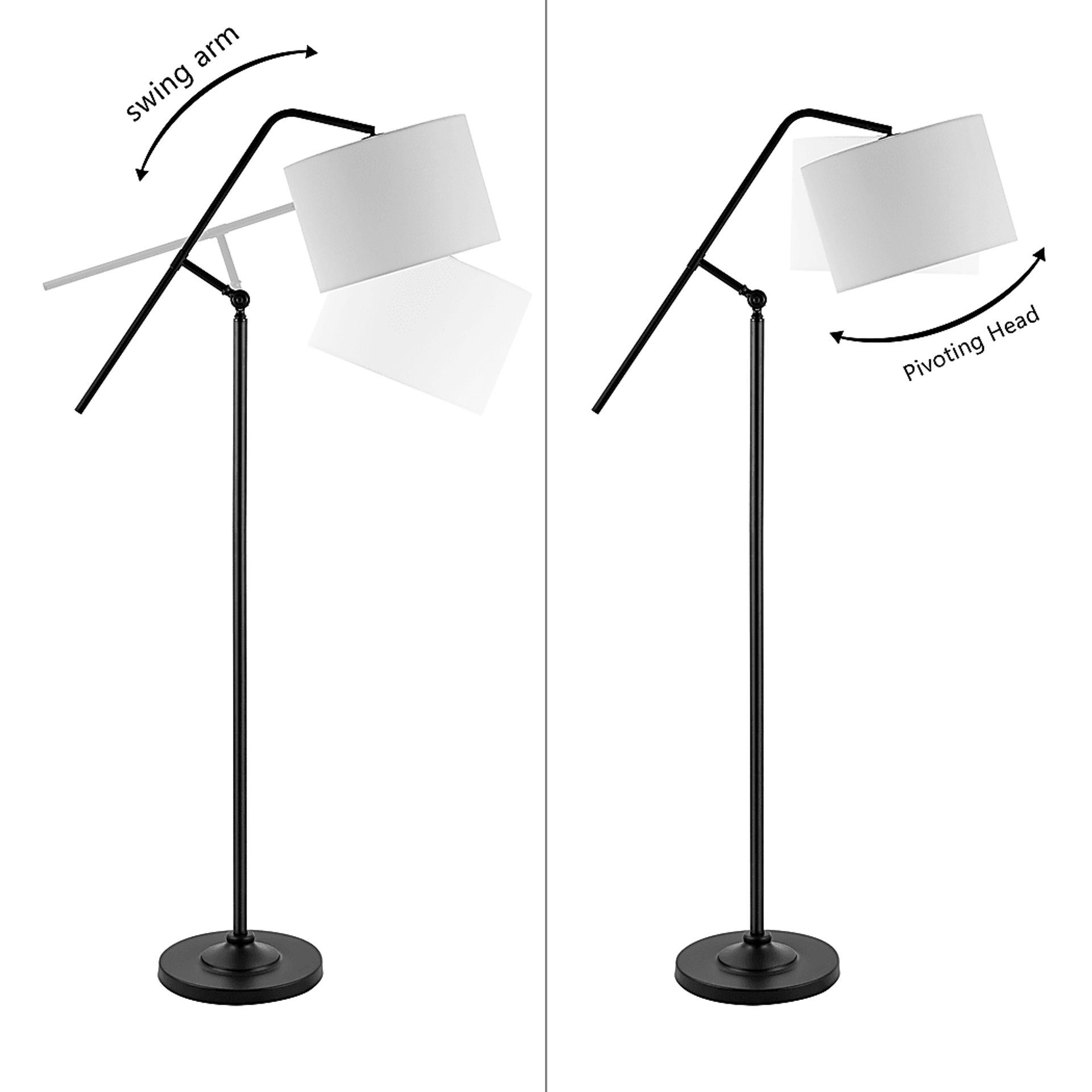 Sauer Land Black Floor Lamp - Image 3