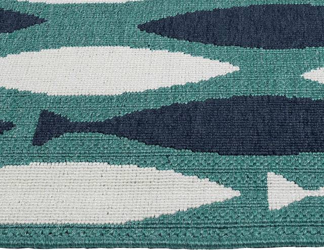 Sauhampton Blue 7'2 x 10'4 Rug - Thumbnail - Image 5
