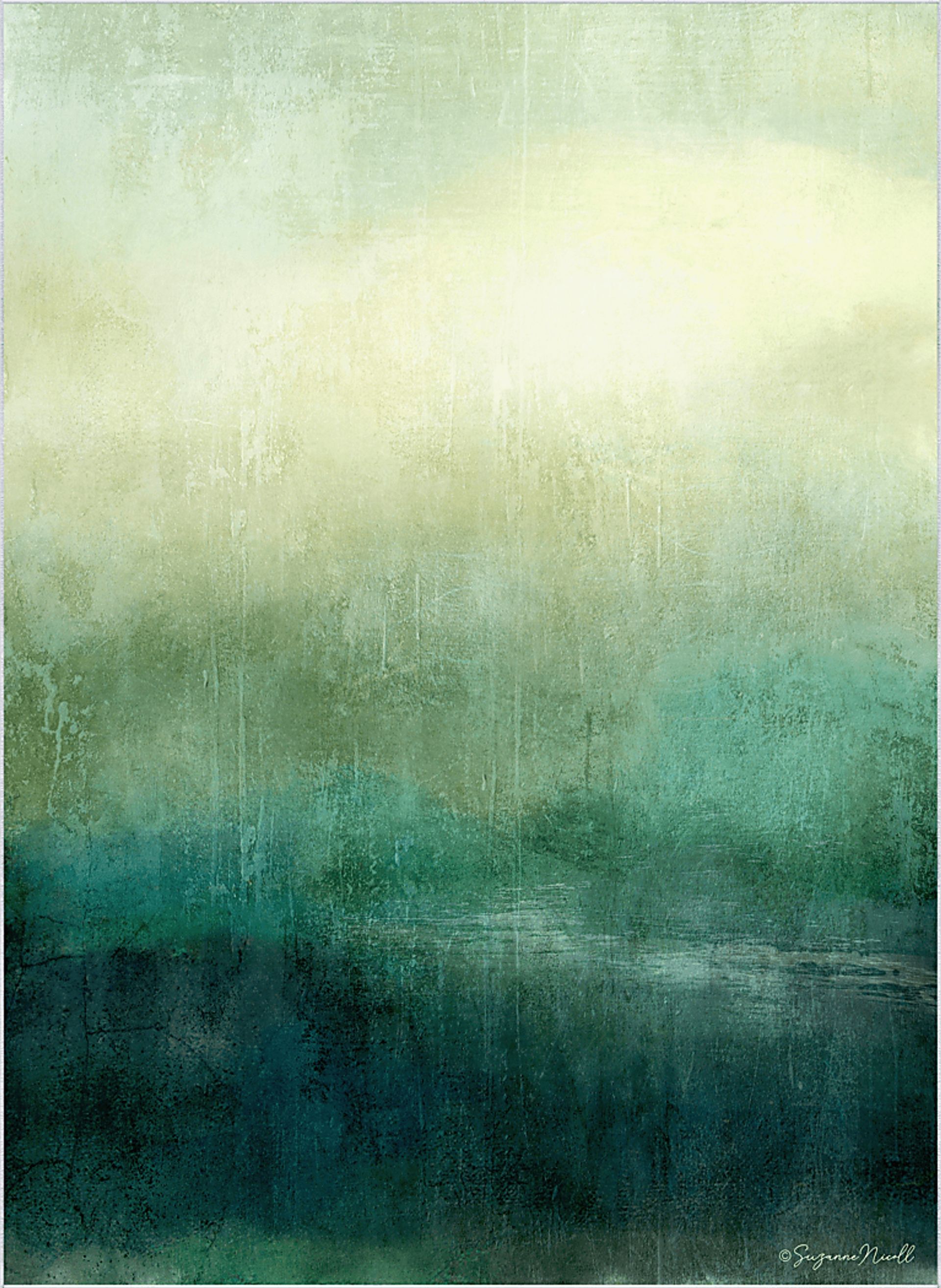 Saulieu Green 7'7 x 10'5 Rug - Image 1