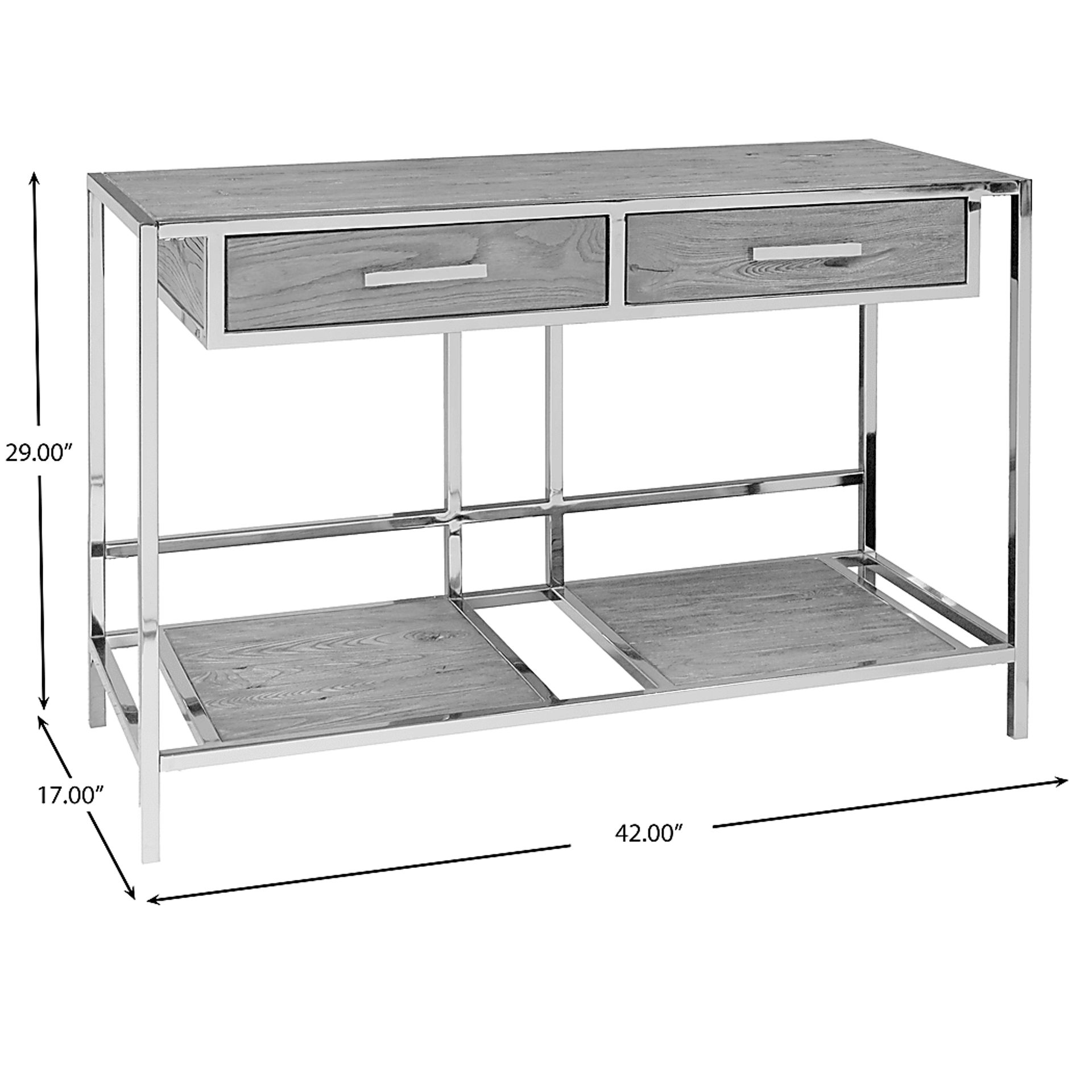 Saunderson Brown Console Table - Image 4