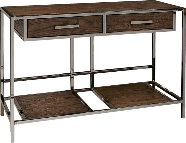 Saunderson Brown Console Table - Thumbnail - Image 1