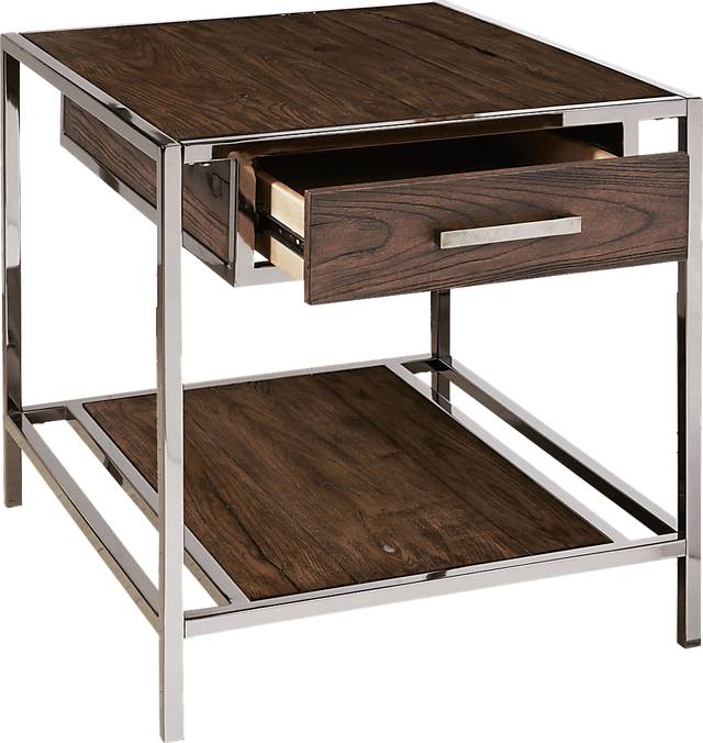 Saunderson Brown End Table - Thumbnail - Image 2