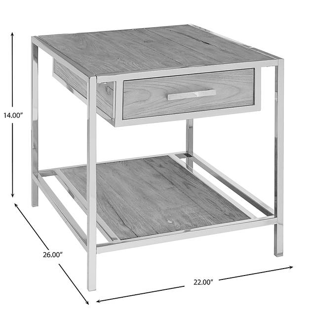 Saunderson Brown End Table - Thumbnail - Image 6