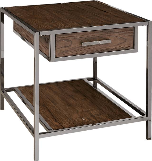 Saunderson Brown End Table - Thumbnail - Image 1