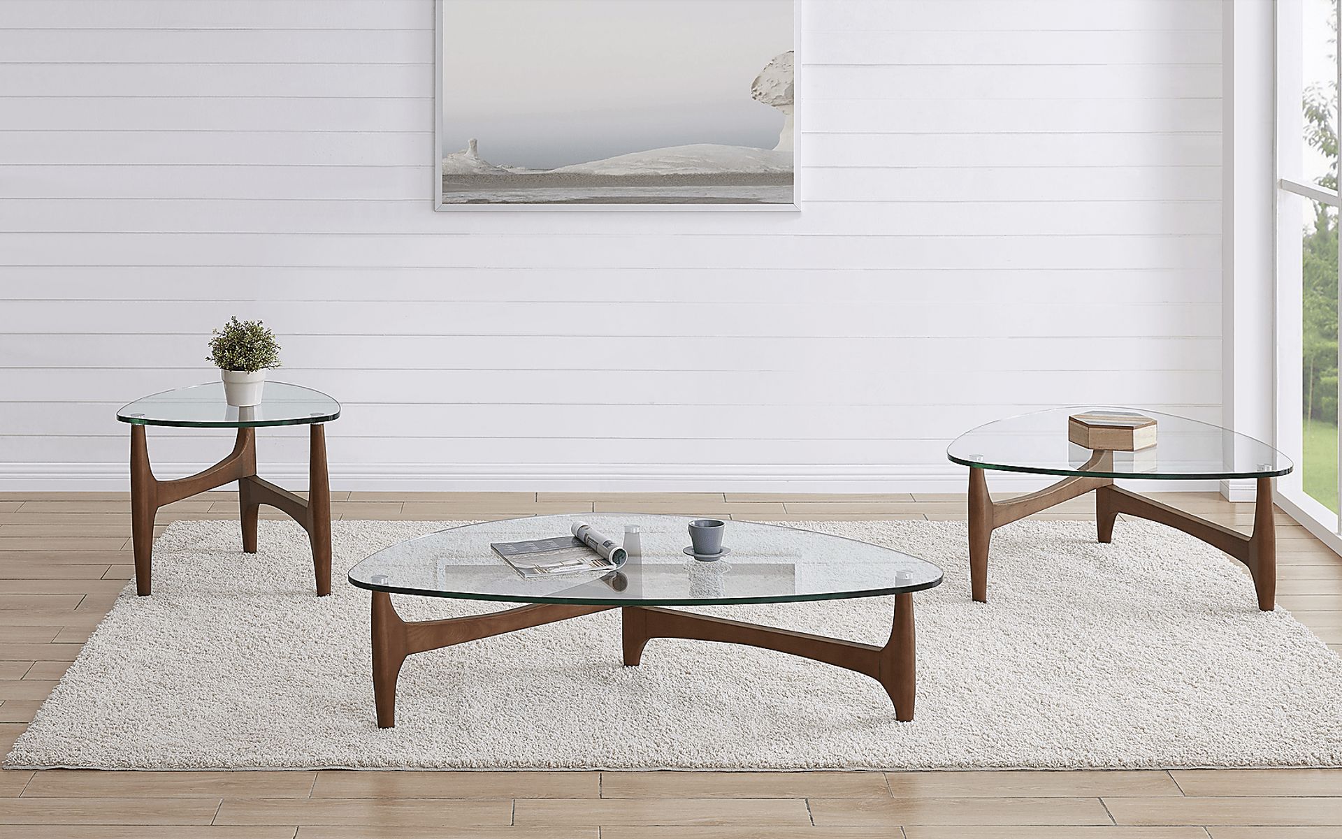 Saunier I Walnut Side Table - Image 2