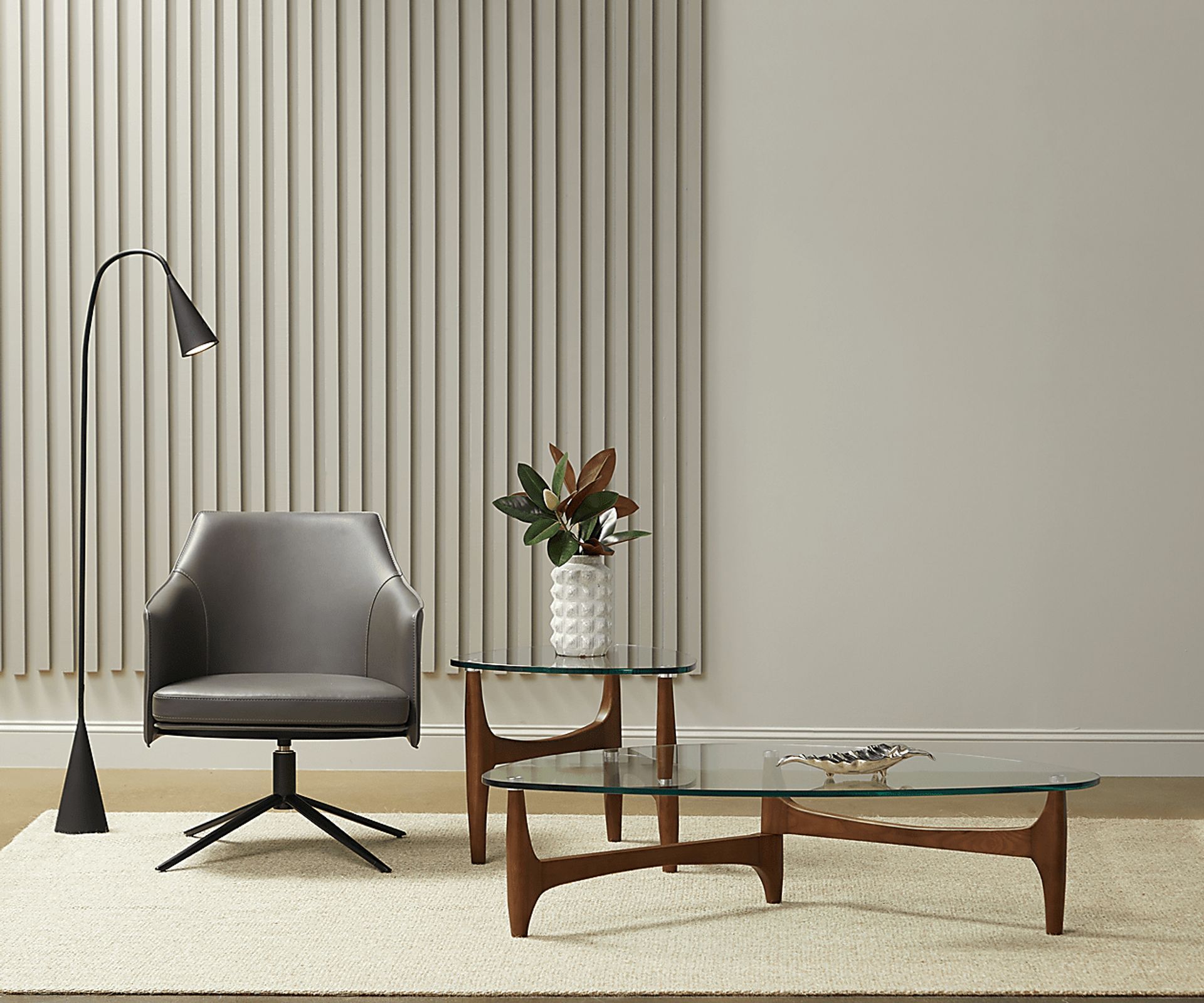 Saunier I Walnut Side Table - Image 3