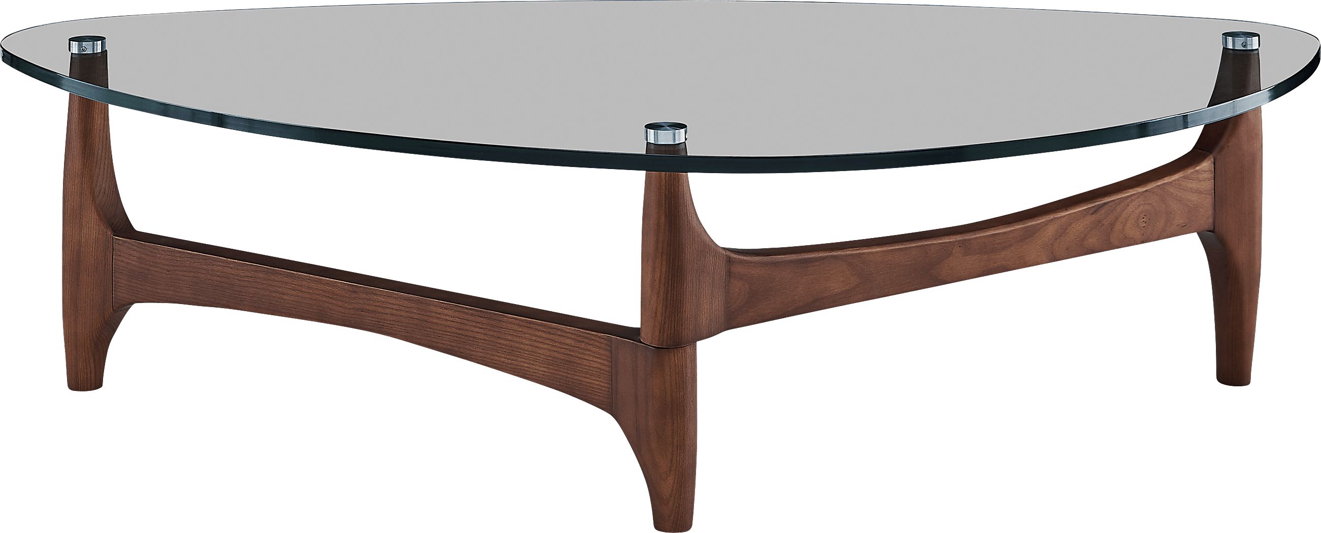 Saunier II Walnut Cocktail Table