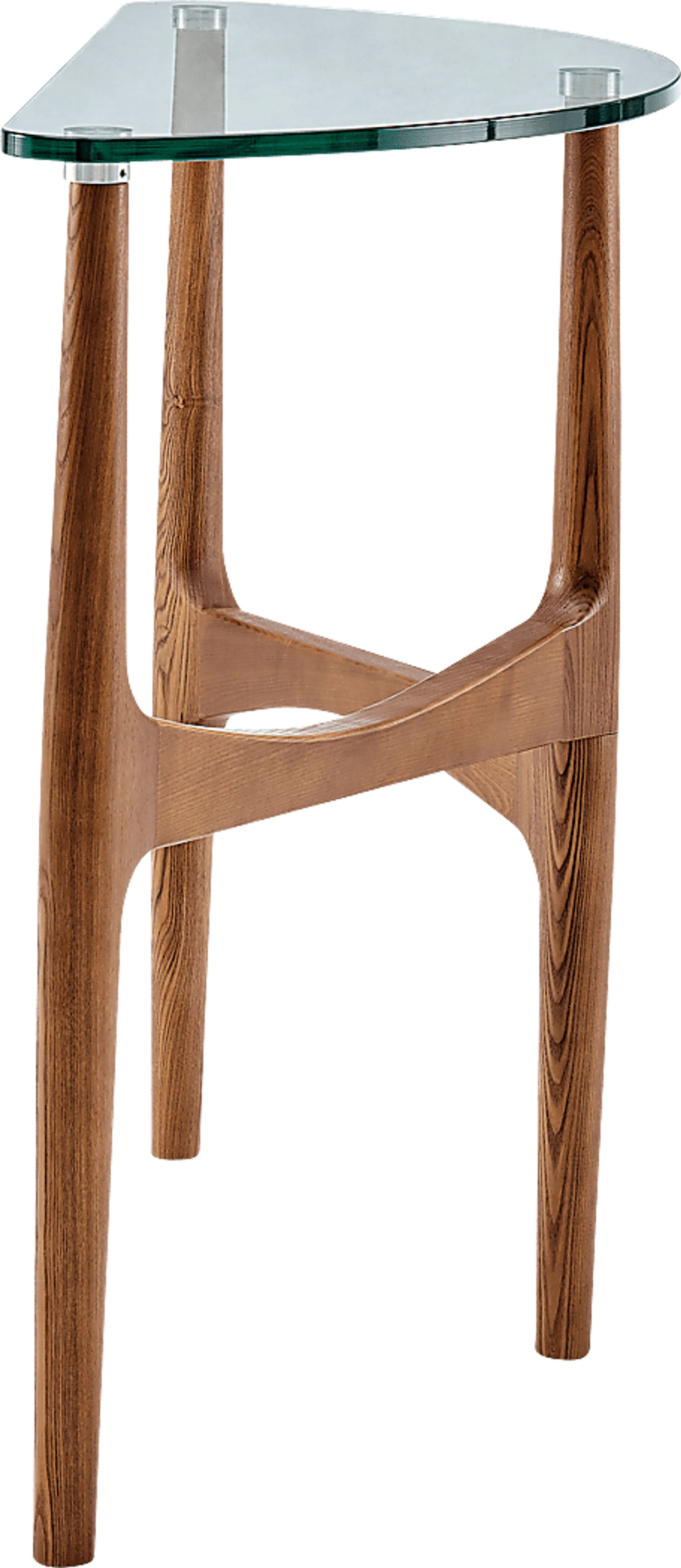 Saunier IV Walnut Console Table - Image 3