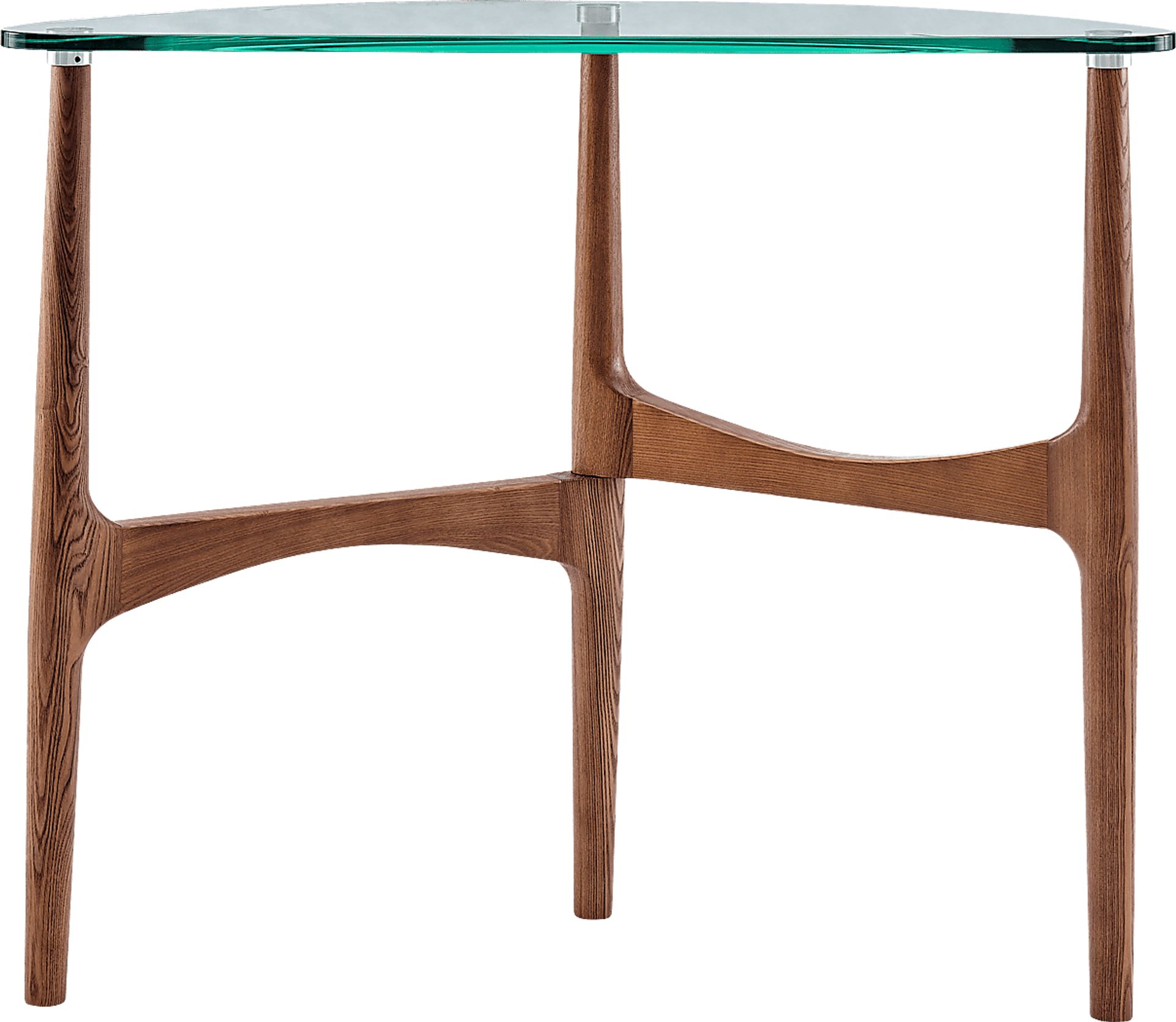 Saunier IV Walnut Console Table - Image 4