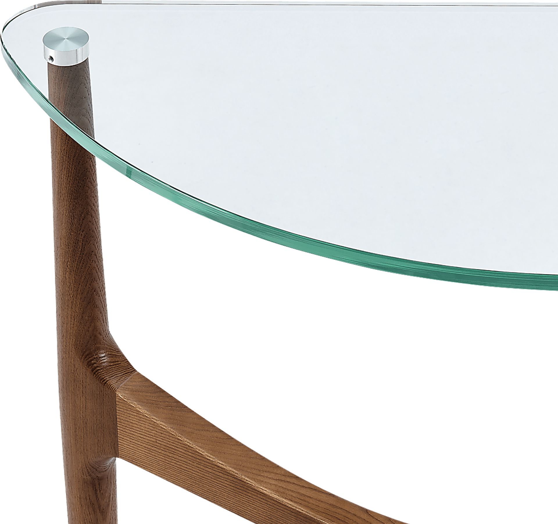 Saunier IV Walnut Console Table - Image 6