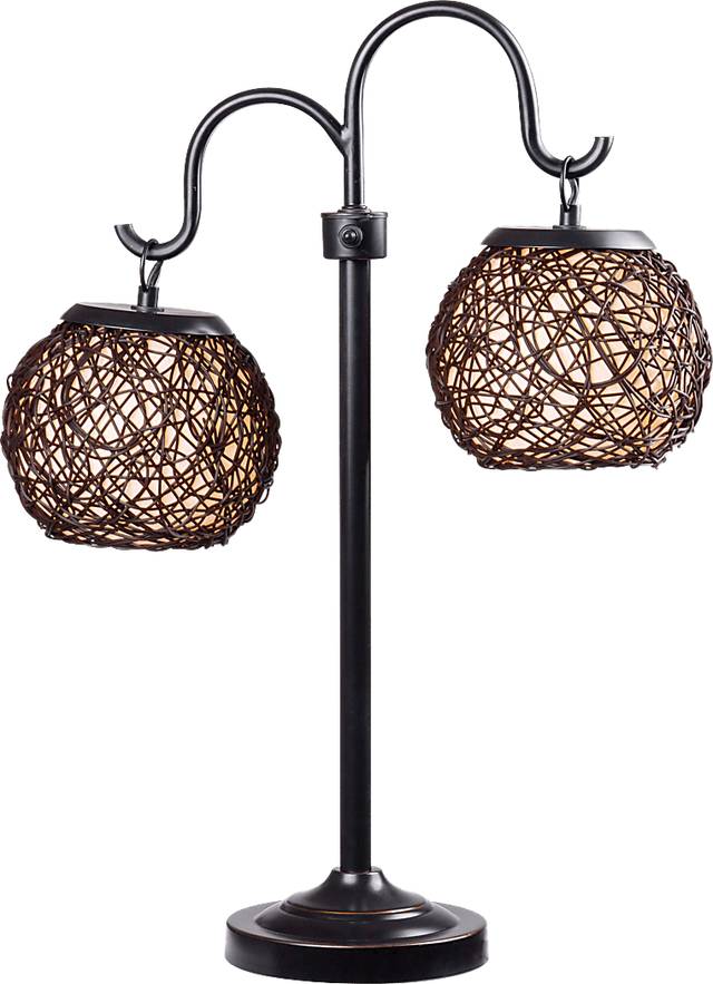 Sauratown Black Outdoor Table Lamp - Thumbnail - Image 1