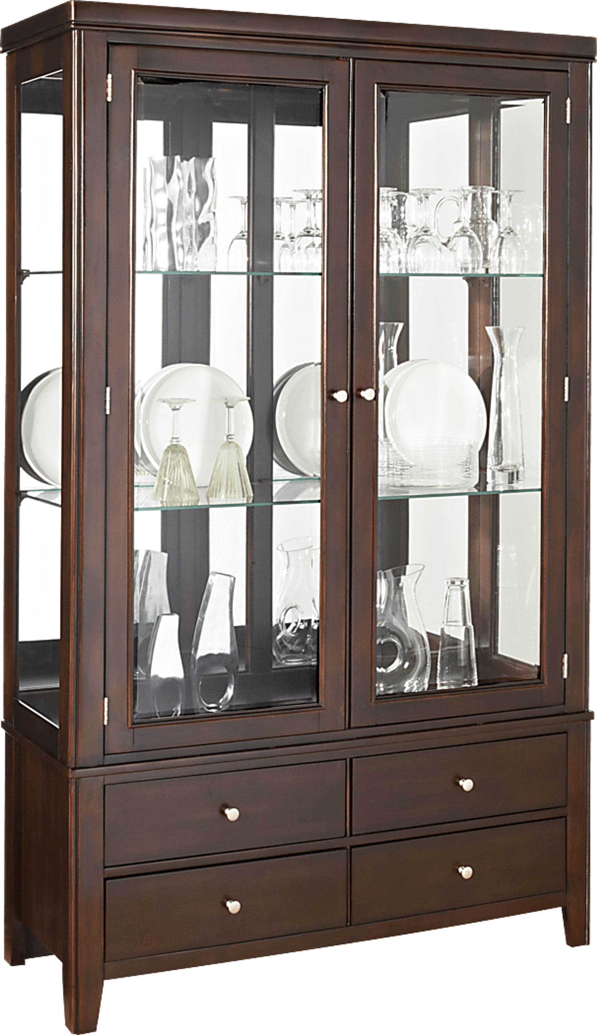 Sausalito 2 Pc China Cabinet - Image 2