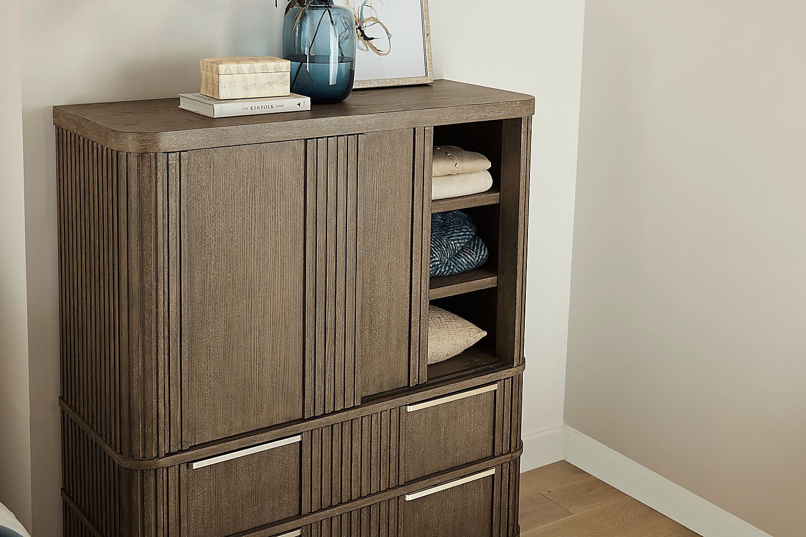 Sausalito Brown 2 Pc Chest - Thumbnail 5